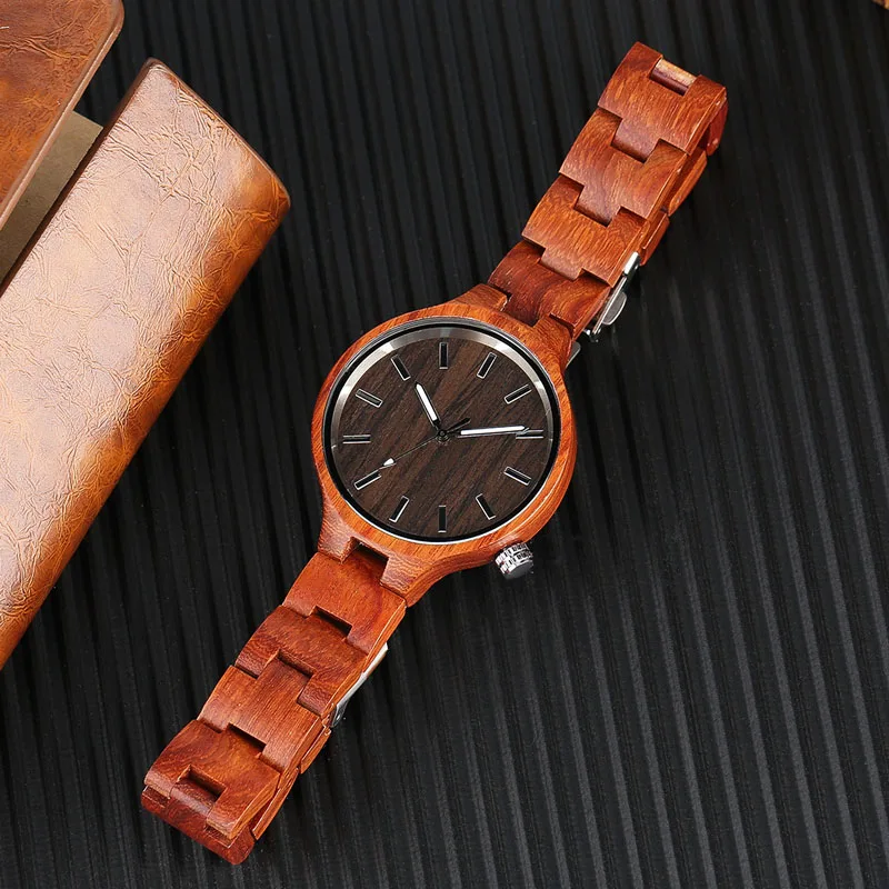 Ladies Watches 2017 Full Natural Bamboo Wood Watch Women's Bracelet Quartz Wrist Watch Unique Beauty Relogio Feminino (7)