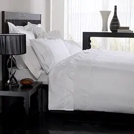 Hotel Look Bed Linen, Plain Dyed And Embellished Bedding Set