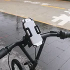 smart mobile phone holder mount for bike with retractable silicone band