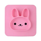 Baby Silicone Placemat suction mixing feeding Bowl,Baby Food Serving Tray,Silicone Kids food dinner Plate