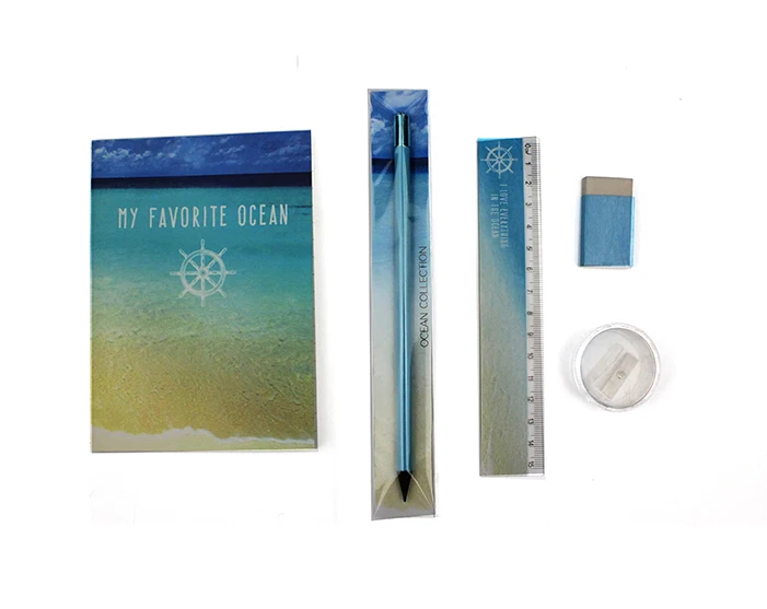 description   product name: sealife stationery gift set items
