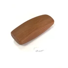 Wooden Pattern Metal Glasses Case Eyewear Box