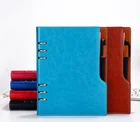 A5 B5 custom business spiral agenda organizer notebook with pen for gift set