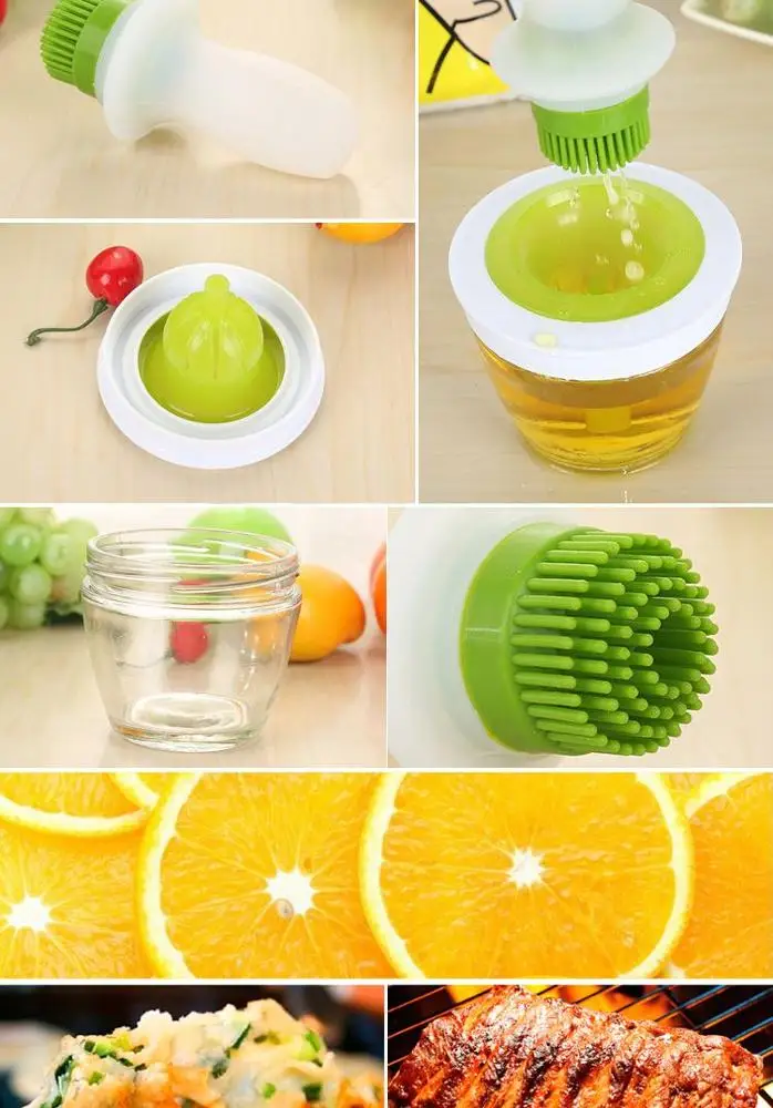 Manufacturers selling silicone brush lecythus kitchen TV adicolo lecythus multifunctional barbecue brush brush