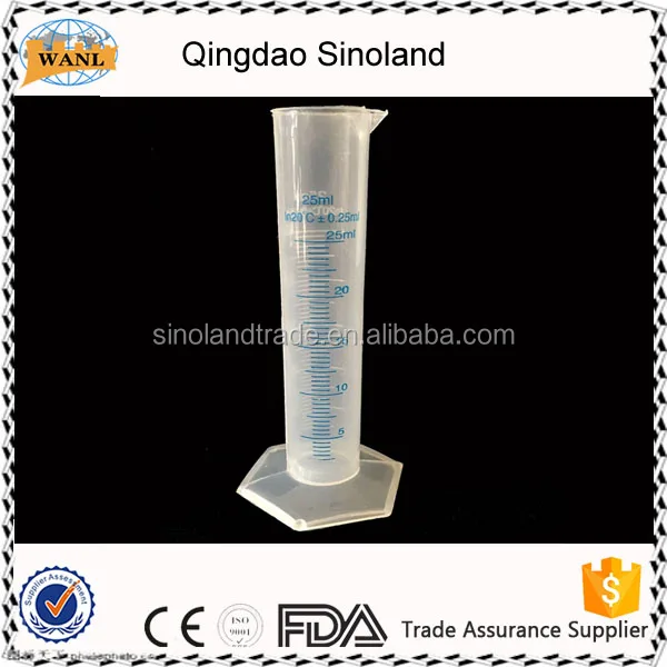 plastic graduated cylinder