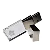 Best price hot sale fluorescence rectangle U disk 1gb usb flash drive crystal