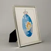 Wedding crown gift collection stainless steel material silver plated picture frames photo frame