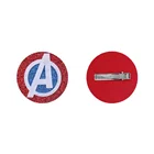 2.4" America Shield Round Felt Pad Hair Accessories Classical Star Minnie Ears Headband Custom DIY Accessories For Kids