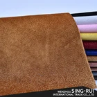 China outlet glitter unique design leather raw material for shoe making
