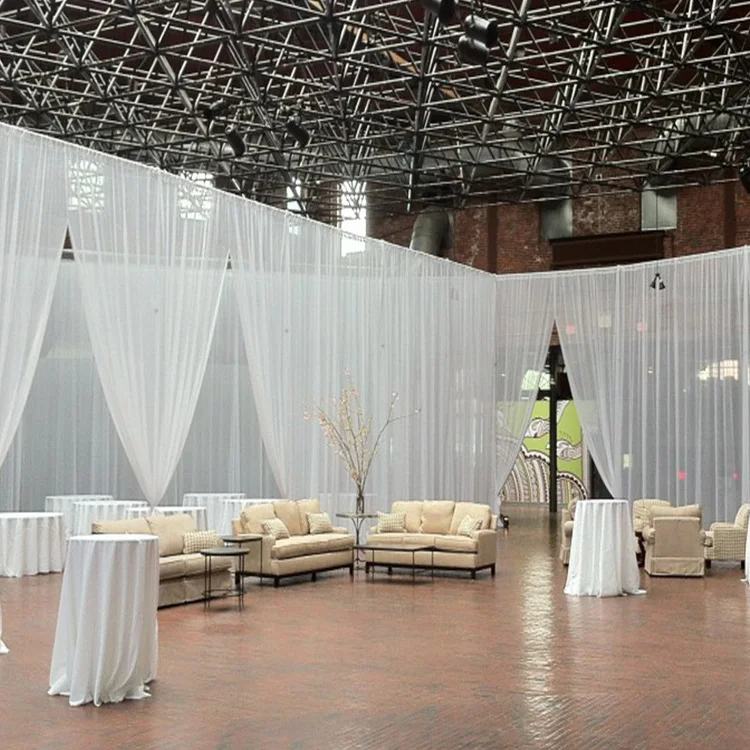 De aluminio al aire libre de la cortina kits de soporte de y cortina bases para boda y eventos