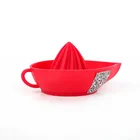 Hand Press Screw Food Grade Silicon Orange Citrus Lemon Manual Squeezer Extractor Juicer