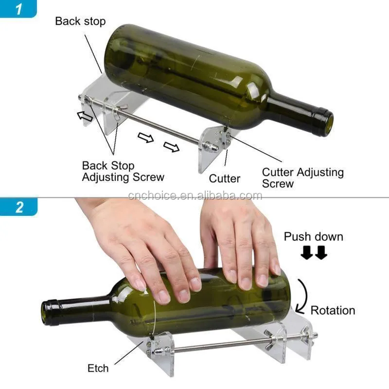 Cam şişe kesici Kiti Zanaat cam kesme makinesi aracı kavanoz geri dönüşüm DIY YENI