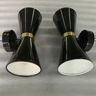 Decorative wall lamp headboard black wall sconce led up down wall light hotel