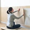 hot 3D wood paper wallpaper stereo wall affixed to the TV background skirt living room waterproof wall decorated bedroom