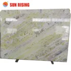 New Color Azul Aran Stone White Granite Slab For Decoration