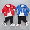 good quality hot selling fancy 3pcs in 1 set cotton sports wholesale children kids clothing boys USA manufacturers china