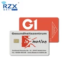 SLE4428 chip CR80 plastic contact IC cards with magnetic stripe