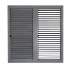 High quality hot selling aluminum casement louvered door