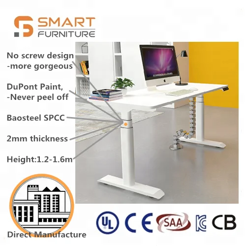 2018 Most Popular Three People Electric Synchronous Motor Standing desk