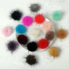 furry ball garment scarf mink fur ball wholesale colored decorative balls