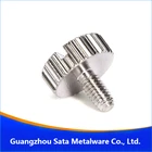 Copper/Brass Nickel plating slotted cheese head knurling thumb screws china fasteners manufacturer wholesale