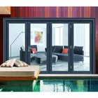 Balcony sliding aluminium doors Pakistan/aluminium folding doors