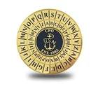 Factory price custom cheap decorative logo made brass metal round gold souvenir enamel challenge coins