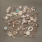 36 designs jewelry findings bracelet charm metal Rose Gold wire bangle bracelet charm pendants for necklace bracelets making