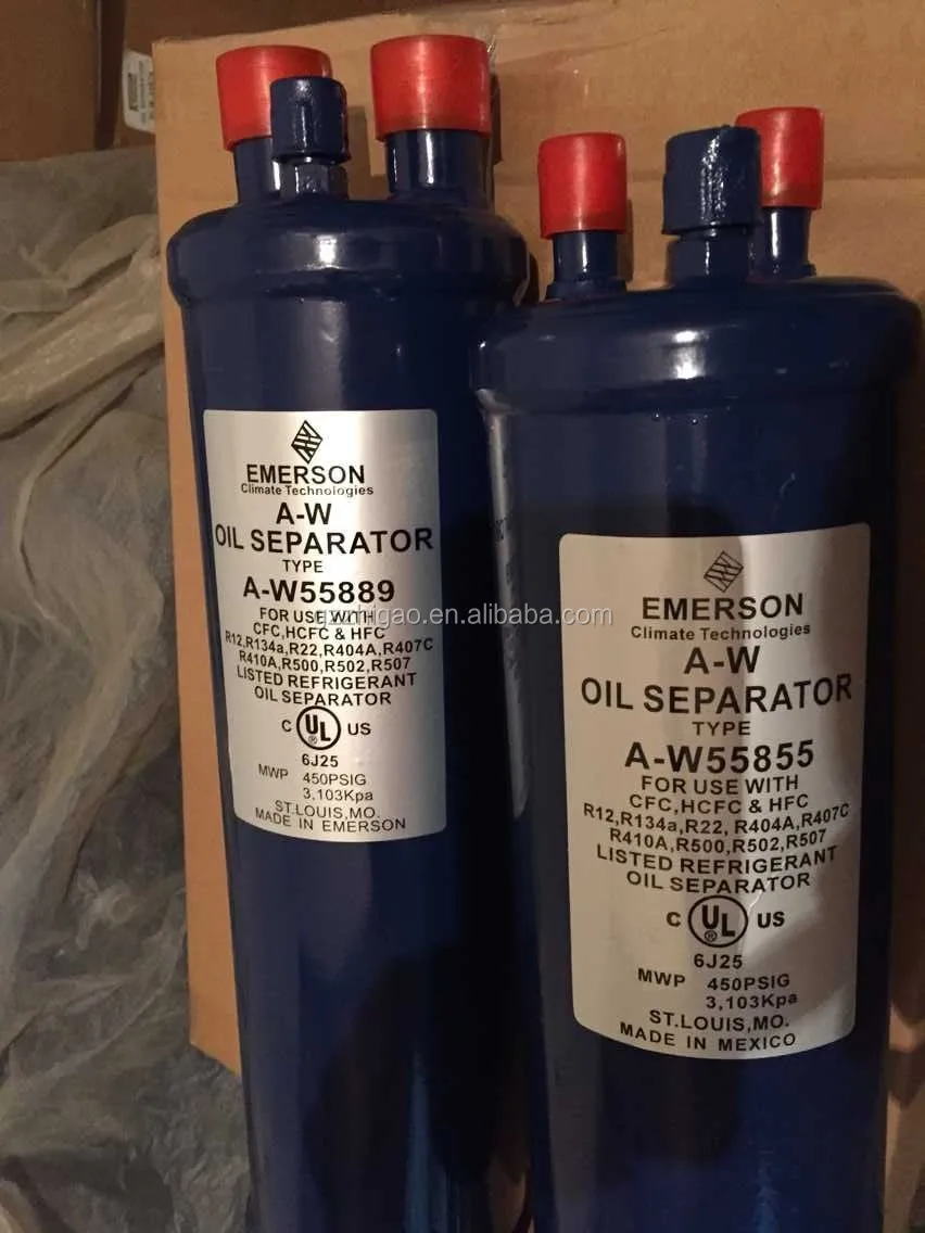 Emerson Refrigeration oil Separator AW55855, View refrigeration oil