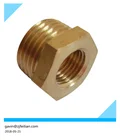 China supplier hydraulic coupling quick connector brass fitting for plastic tube and pipe