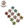 Alloy diamond girls silk scarf flower brooch support custom various shapes