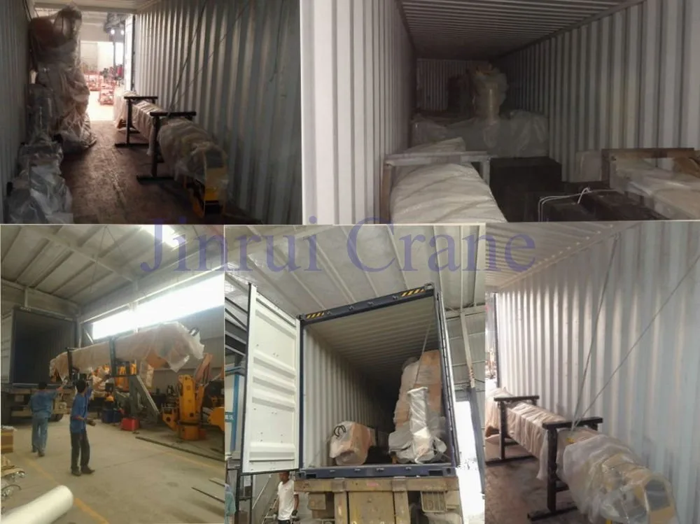 Marine Chinese Hydraulic Ship Deck Crane Floating Ship Crane