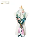 Hand Made Scarf With Natural Color Selling Top Good Quality Silk Satin Scarf No Minimum