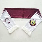 Hot Sale Polyester Sublimated Qatar National Day Fans Football Scarf