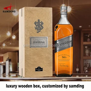 promotional high quality wine bottle gift boxes design