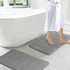 Wholesale China factory anti slip custom size memory foam Bath mat