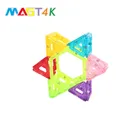 MS08 MS08 MAGT4K 162Pcs Kids MINI Size ABS Plastic Wisdom Magnetic Star Color Building Blocks Toys