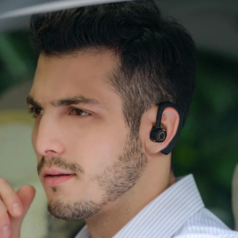V9 Sport Earphone,True Wireless Single Business Earbud,Voice Control Call Driver Headset,Rotate With Mic Support OEM/ODM - ANKUX.COM