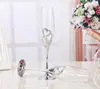 Crystal Champagne Glasses Wedding Toasting Flutes Glass Goblet with Shiny Wedding Party Home Decoration Red Wine cup