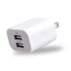 CE Rohs FCC Approval Dual Port US EU UK AU Plug 5V 2.1A USB Power Adapter Phone Charger for iPhone Android