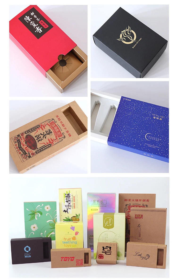 cardboard drawer luxury boxes for thanksgiving occasion, kraft