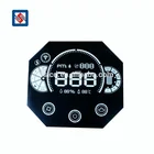 2018 New arrival Segment lcd display panel round lcd screen Negative monochrome lcd VA display digital with pin connector