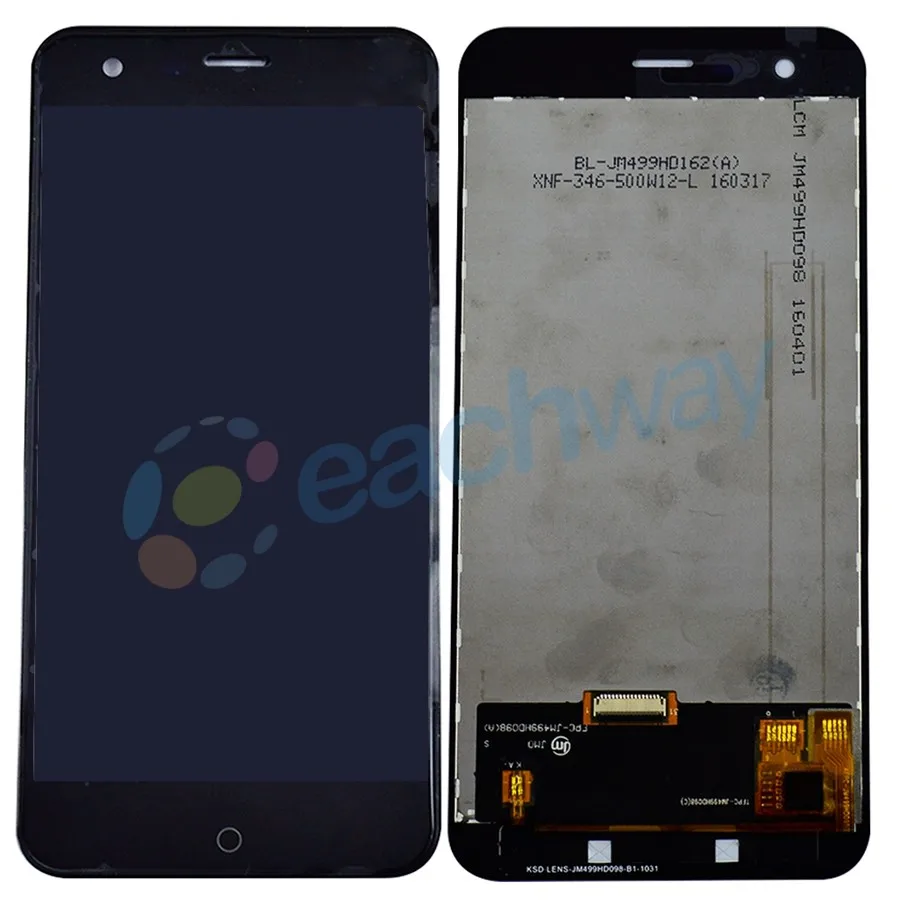 6300007  Ulefone Paris lcd assembly black(6)