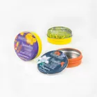 customized small cream container eco friendly cosmetic containers empty small round cream tin can