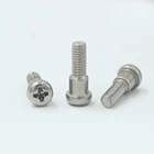 customized size pan head cross slot shoulder screw