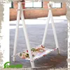 Handmade MINI Children Functional Clothing Stand Ladder Rack, Garment Shop Kid Cloth Hanger, Removable Canvas Baby Choth Shelf
