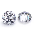 Moissanite Round Cut 8 Mm 2 Ct Forever Brilliant Loose Stone