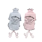 OEM pink blue pet dog girl boy dress clothes