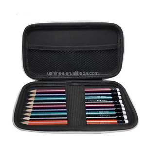 zipper closure eva hard pencil case