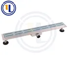CE certification easy to clean bathroom tile insert linear shower stainless steel trench floor drain